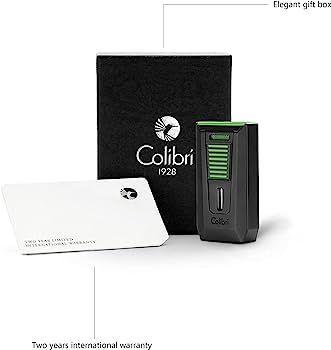 Colibri aanst. Double Flame Slide Black/Green