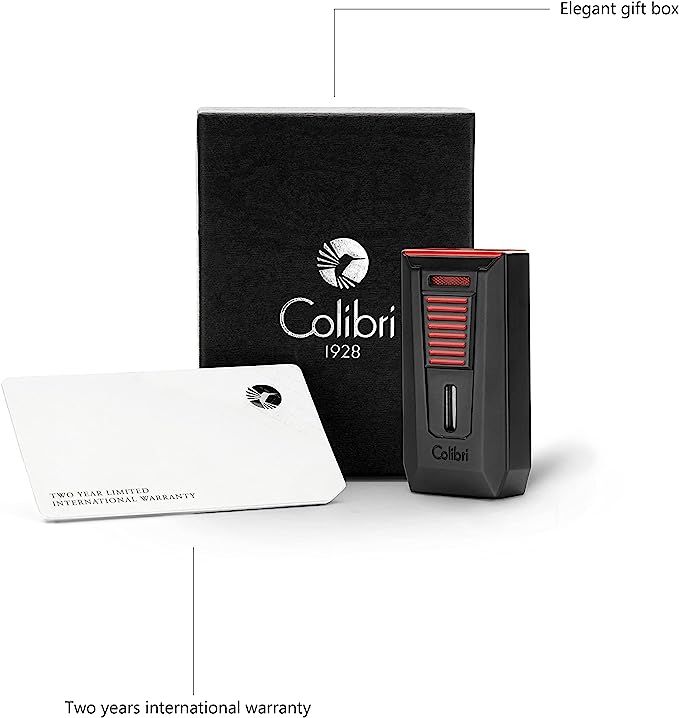 Colibri aanst. Double Flame Slide Black/Red