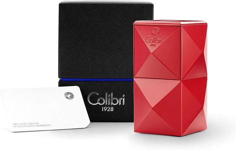 Colibri aanst. Triple Flame Quasar Table Lighter Red