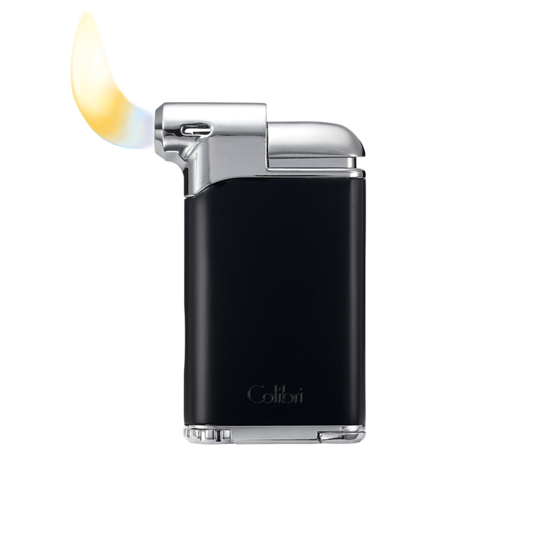 Colibri Pipe Lighter Pacific Black/Chrome