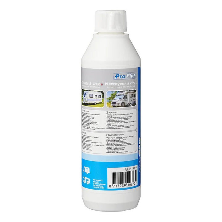 ProPlus Reiniger &amp; Wax - voor Caravan en Camper - 500 ml