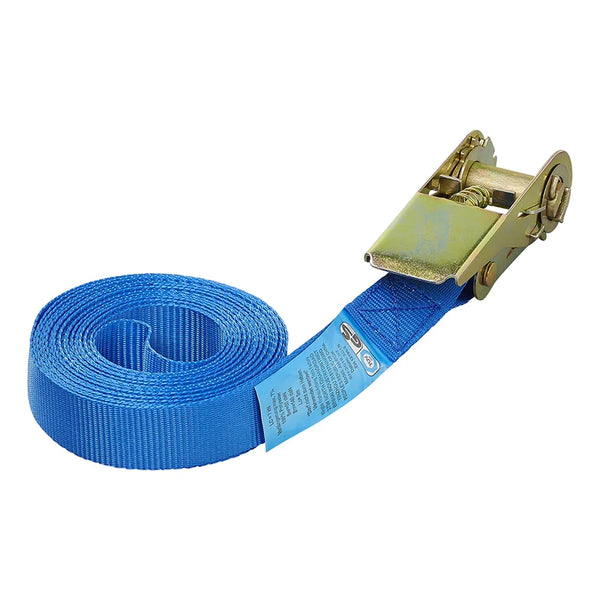 ProPlus Spanband blauw met ratel 5 meter