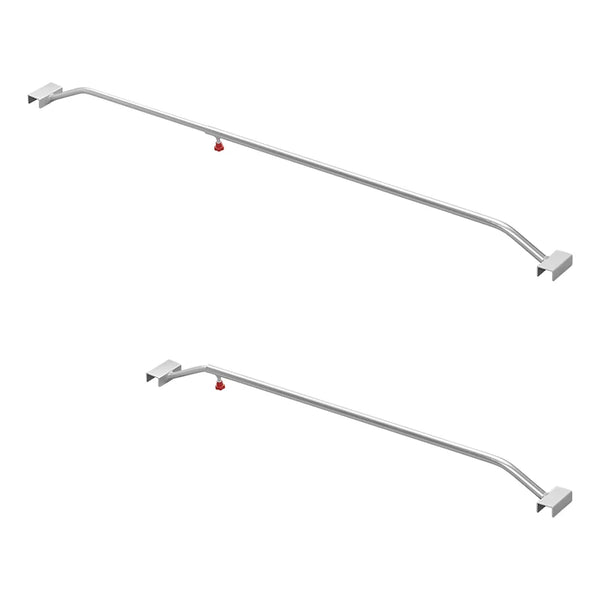 ProPlus Afdekzeilbeugel aluminium uitschuifbaar 108-146cm voor aanhangerzeil