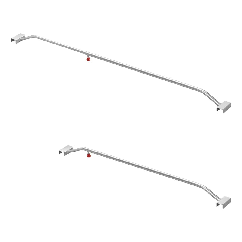 ProPlus Afdekzeilbeugel aluminium uitschuifbaar 132-204cm voor aanhangerzeil