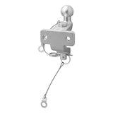 ProPlus Trekhaakkogel zilver gecombineerd tweevoudige uitvoering D20,2/S350 E-gekeurd