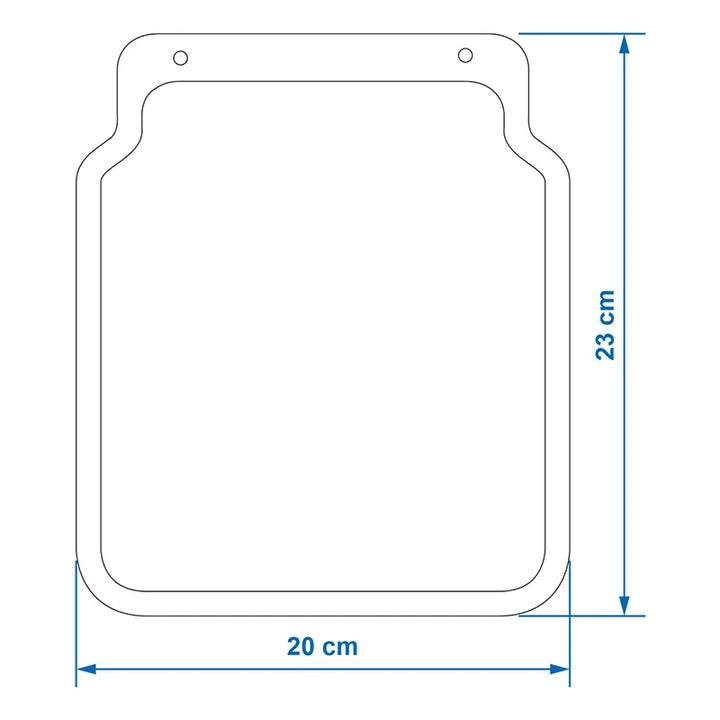 ProPlus Spatlap - Universeel - 22.5 x 20 x 0,5 cm - Zwart