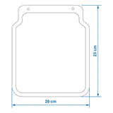 ProPlus Spatlap - Universeel - 22.5 x 20 x 0,5 cm - Zwart