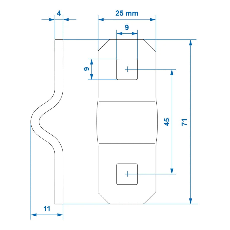 ProPlus Montagebeugel voor D-ring 6mm