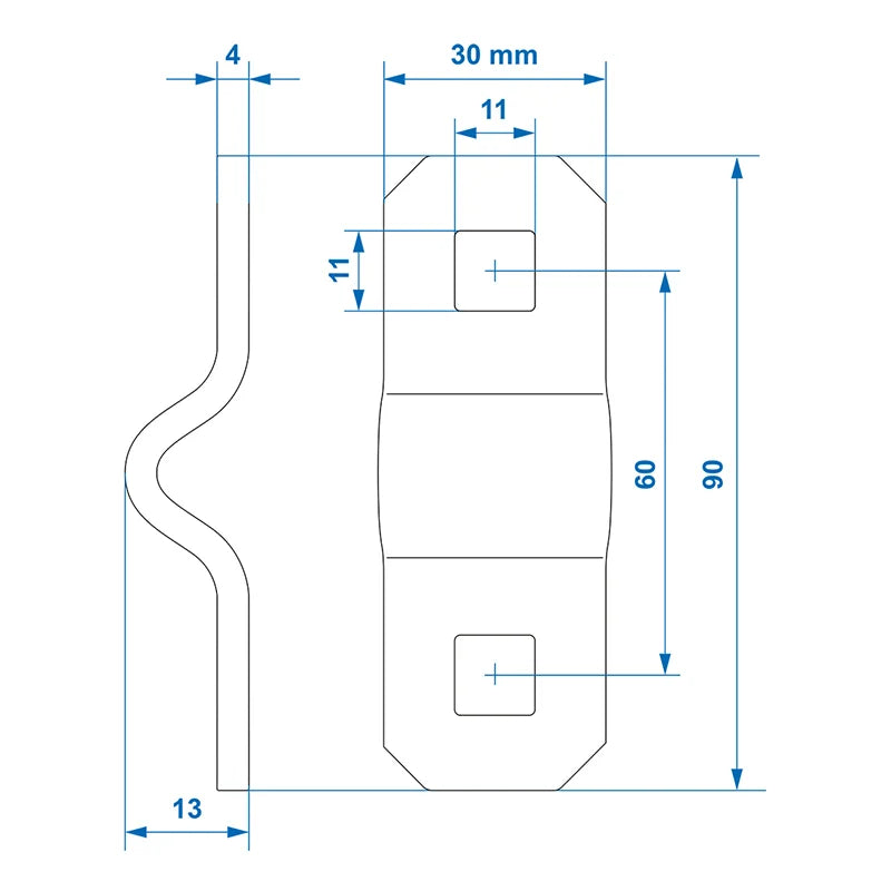 ProPlus Montagebeugel voor D-ring 10mm