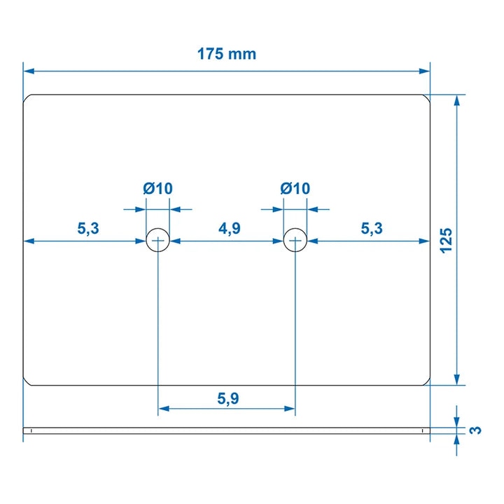 ProPlus Montageplaat voor 342138 en 342134