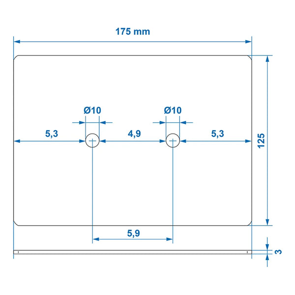 ProPlus Montageplaat voor 342138 en 342134