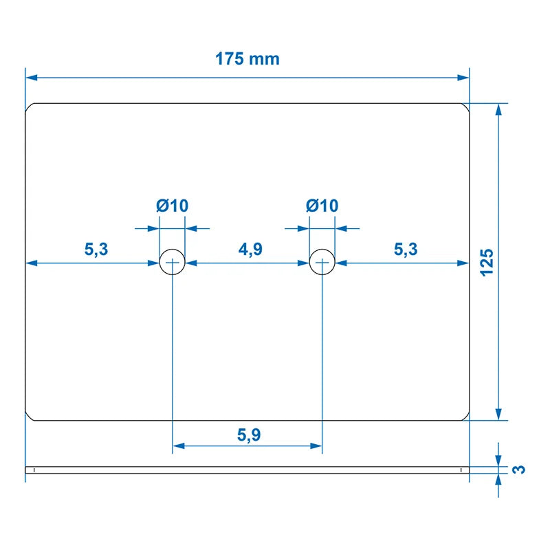 ProPlus Montageplaat voor 342138 en 342134