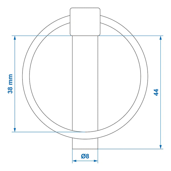 ProPlus Borgpen 8mm met ring