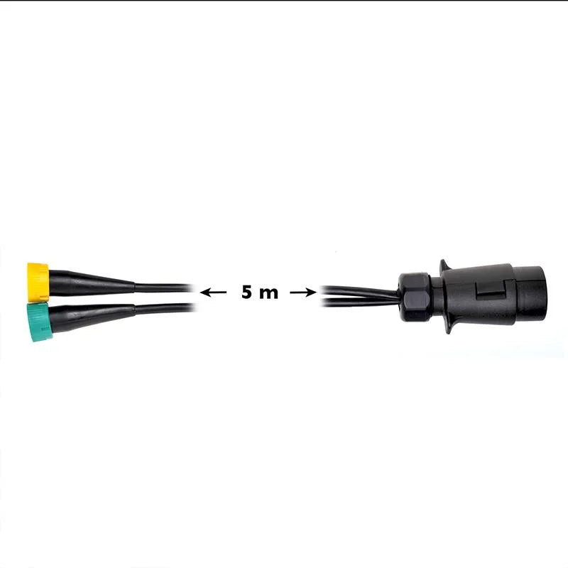 ProPlus Kabelset 5M met stekker 7-polig en 2x connector 5-polig