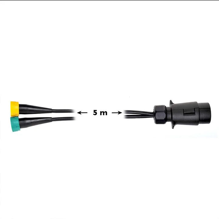 ProPlus Kabelset 5M met stekker 7-polig en 2x connector 5-polig