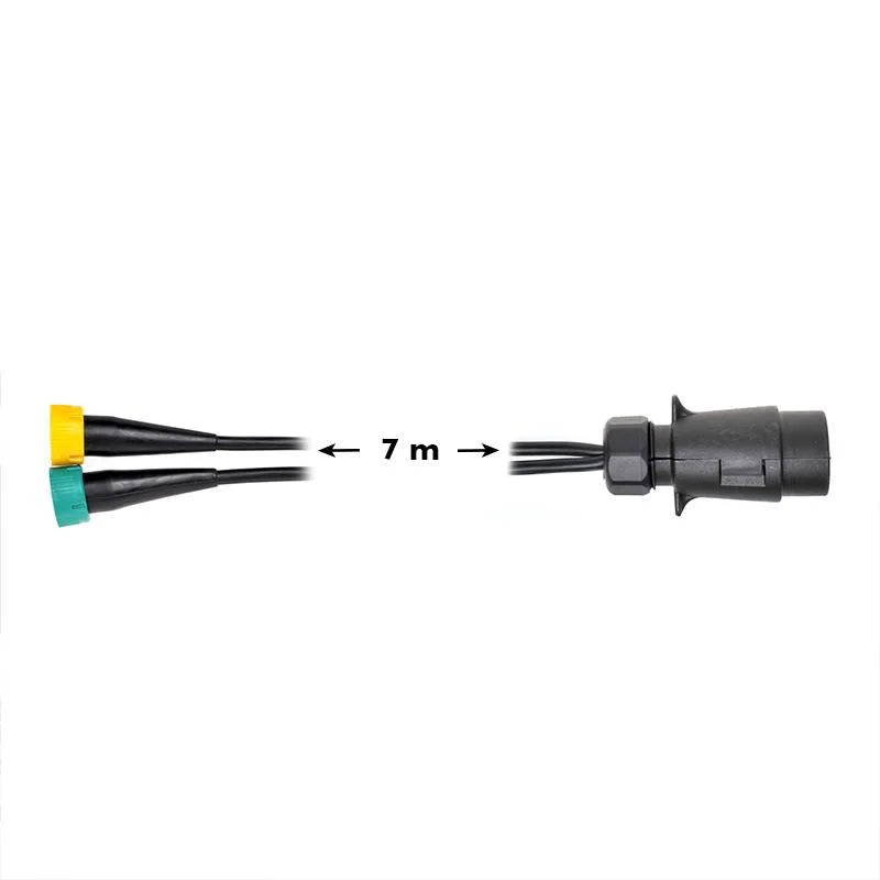 ProPlus Kabelset 7M met stekker 7-polig en 2x connector 5-polig
