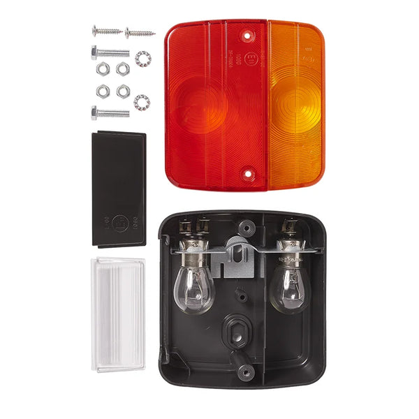 ProPlus Achterlicht 4 functies 98x104mm incl. gloeilampjes in blister