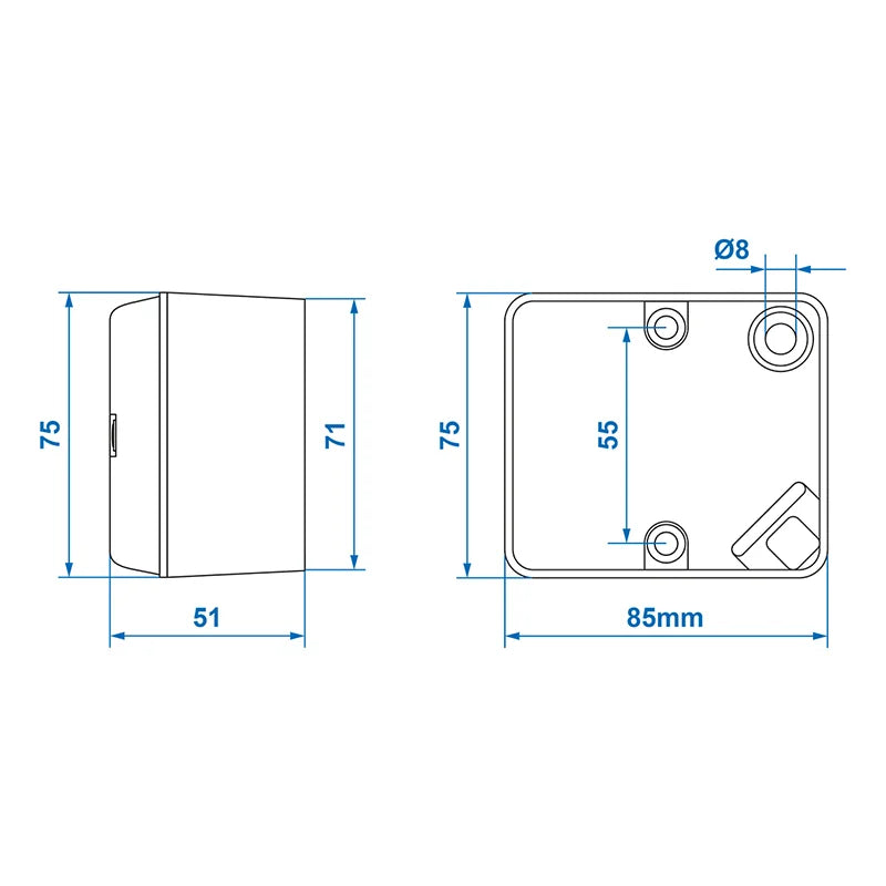ProPlus Mistachterlicht 75x85mm