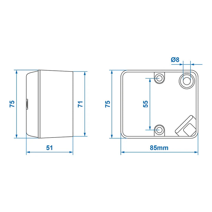ProPlus Mistachterlicht 75x85mm