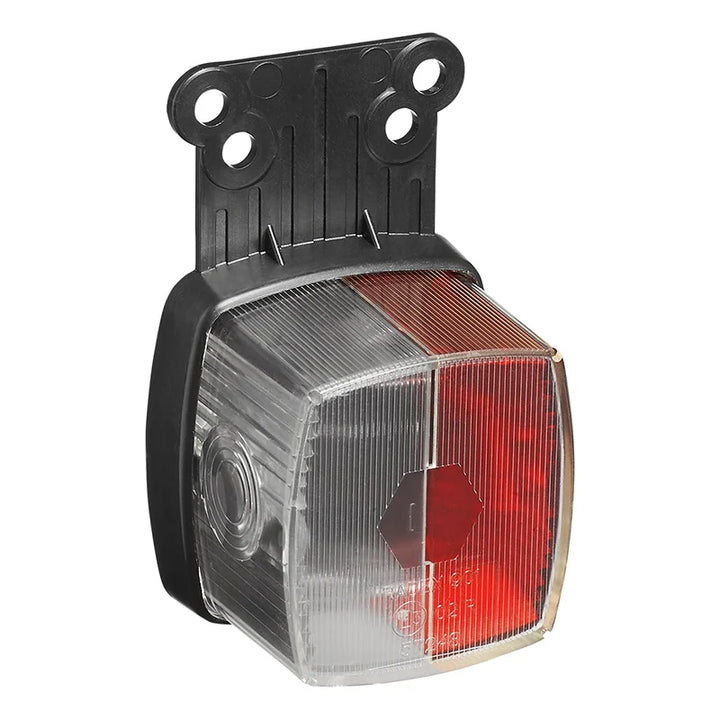 ProPlus Breedtelicht rood/wit 66x62mm met reflector op houder