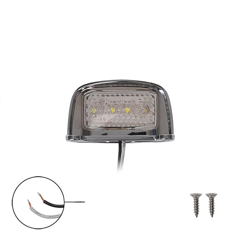 ProPlus Kentekenverlichting 12/24V 76x41mm LED chroom in blister