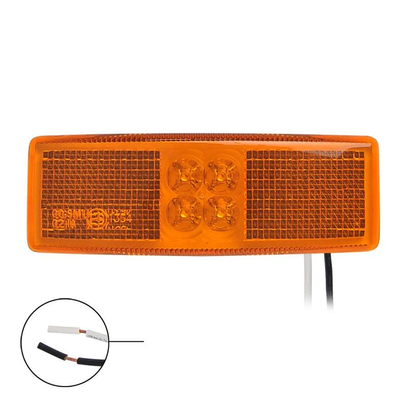 ProPlus Zijmarkeringslamp 12/24V oranje 110x40mm LED