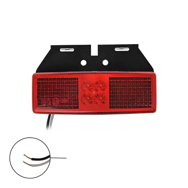 ProPlus Markeringslamp 12/24V rood 110x40mm LED met houder