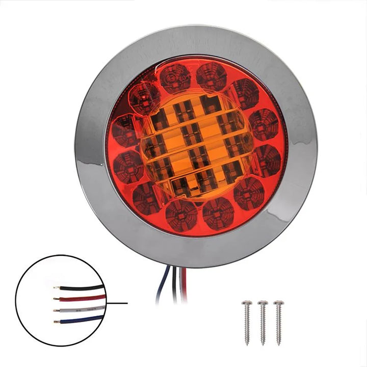ProPlus Achterlicht 3 functies 122mm 24LED chroom