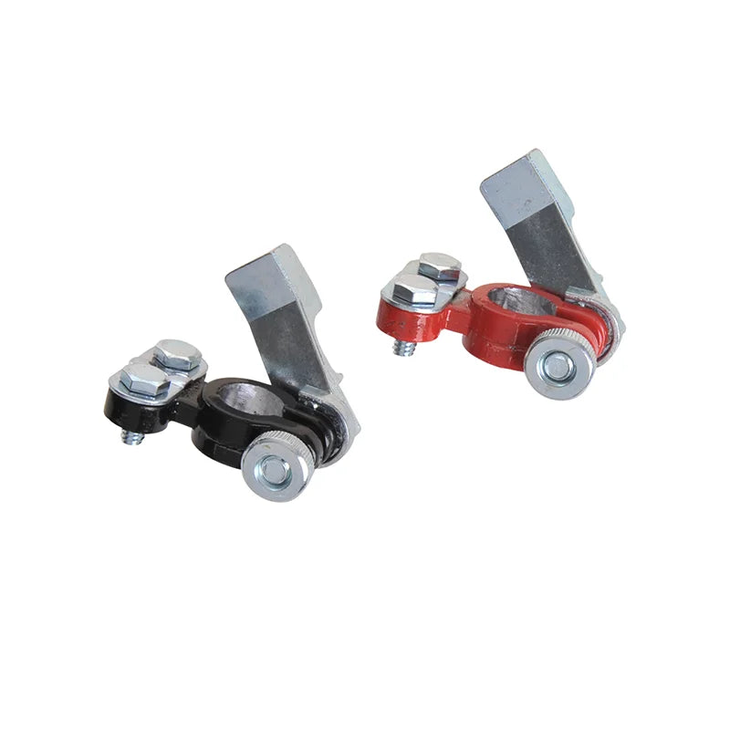 ProPlus Accupoolklemmen set (+) en (-) met snelsluiting rood/zwart