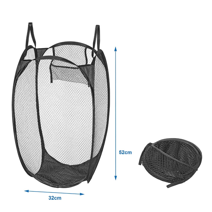 ProPlus Waszak - Opvouwbaar - 32 x 32 x 52 cm - Zwart