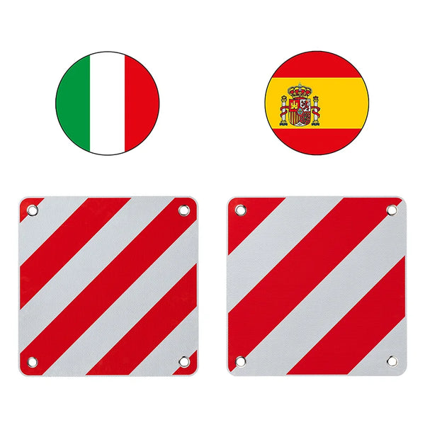 ProPlus Markeringsbord flexibel 50 x 50 cm voor Italië/Spanje 2in1