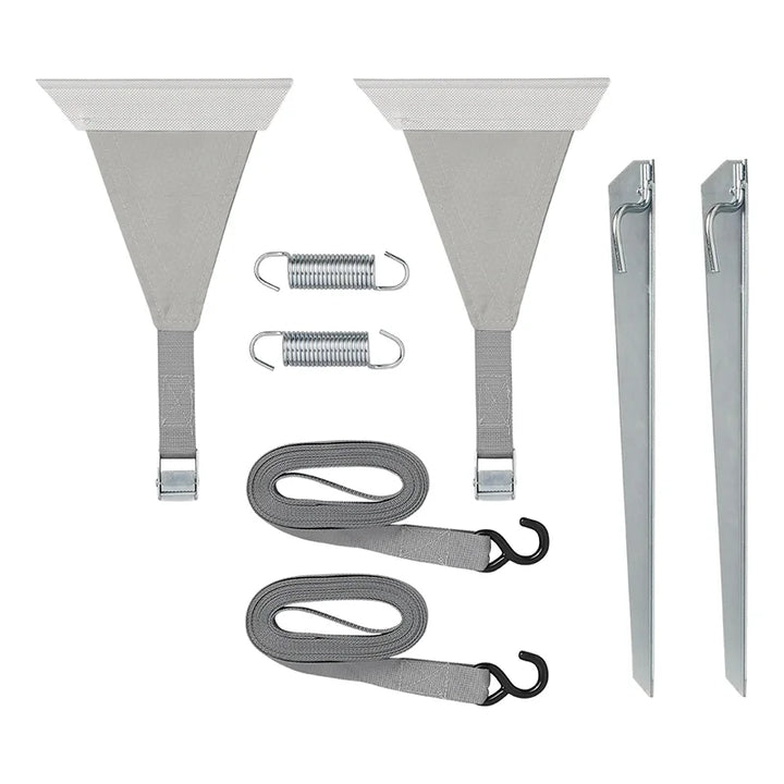 ProPlus Stormbandset - 2 x 4.8 meter - Peesbevestiging - Spanvering