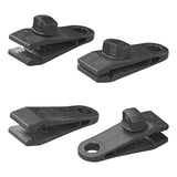 ProPlus Tenttapijt clips met schroef - set van 4 stuks