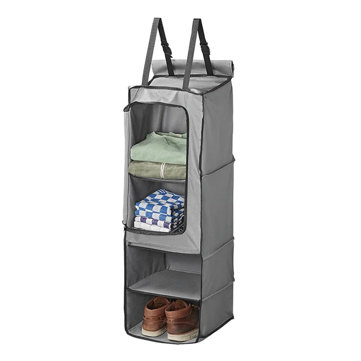 ProPlus Organizer 4-vaks 34 x 34 x 96 cm met ritsvak + 7 mm keder