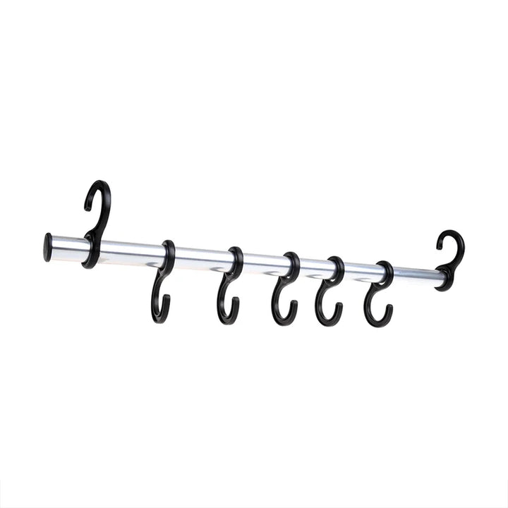 ProPlus Tentkapstok - Aluminium - 42 cm x Ø 13 mm - Inclusief 7 Haken