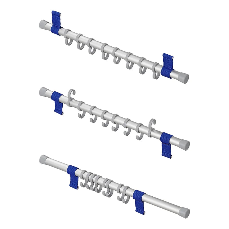 ProPlus Tentkapstok - Aluminium - 45.7 cm - Inclusief 8 Haken
