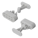 ProPlus Deurvanger met flexibele klem grijs 2-delig