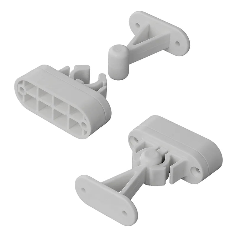 ProPlus Deurvanger met flexibele klem grijs 2-delig