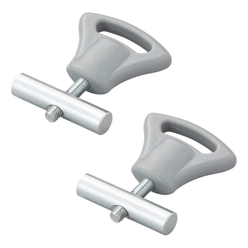 ProPlus Eindstop met kunststof knop voor tentrail 8-10mm - set van 2 stuks