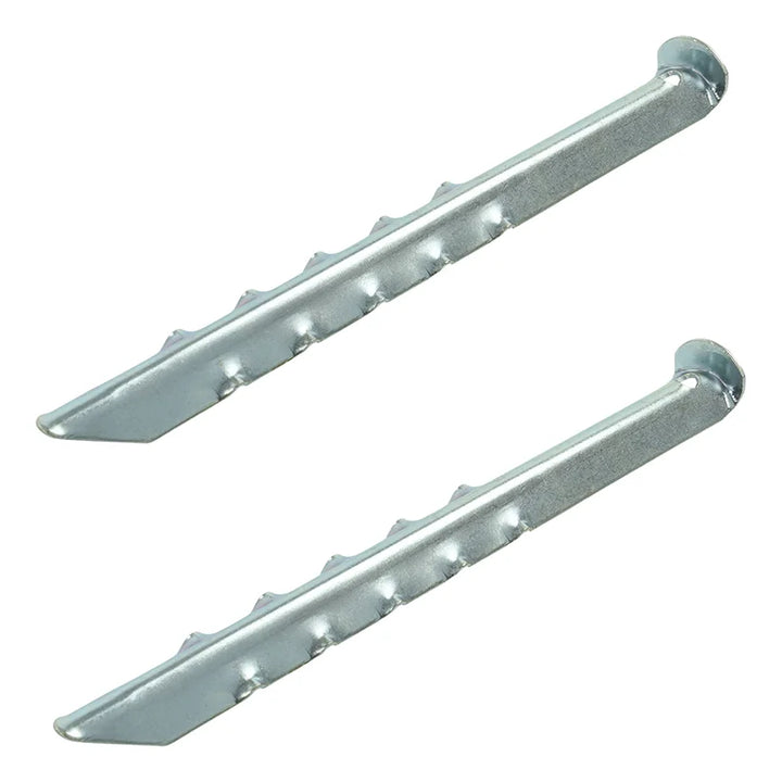 ProPlus Tentharing 30cm metaal geribbeld 2 stuks in polybag