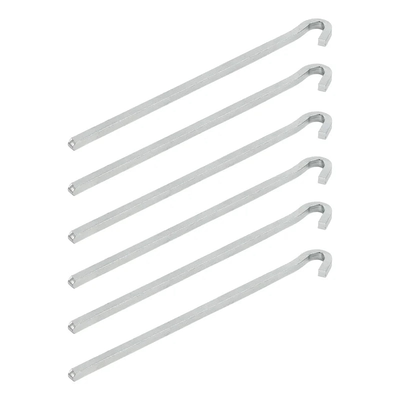 ProPlus Rotspen 22cm metaal vierkant 6 stuks in polybag