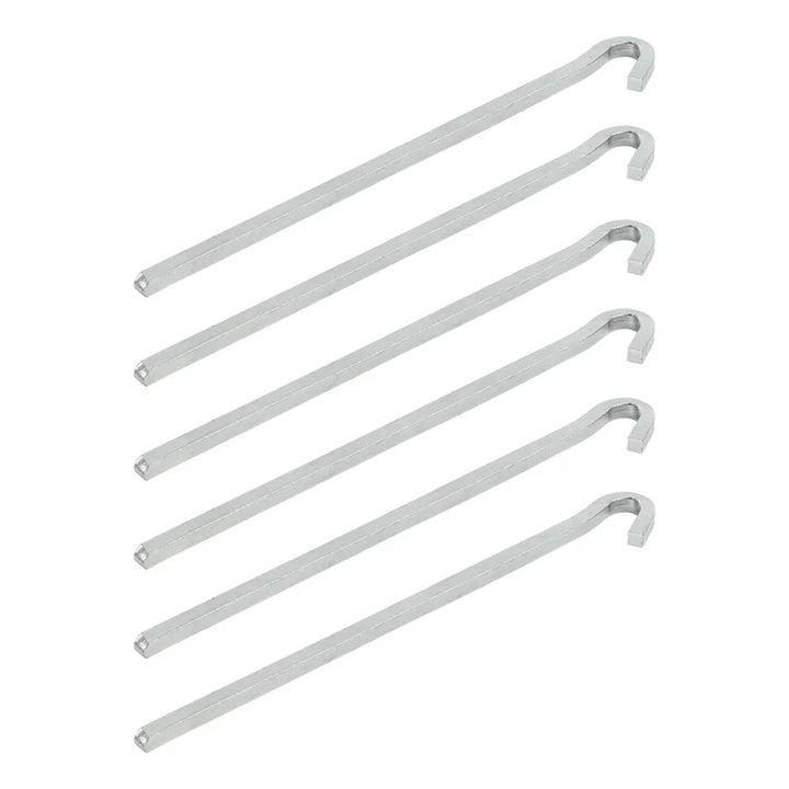 ProPlus Rotspen 22cm metaal vierkant 6 stuks in polybag