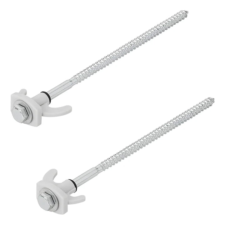 ProPlus Tentharing 20cm metaal schroefbaar met kunststof haak 6 stuks in polybag