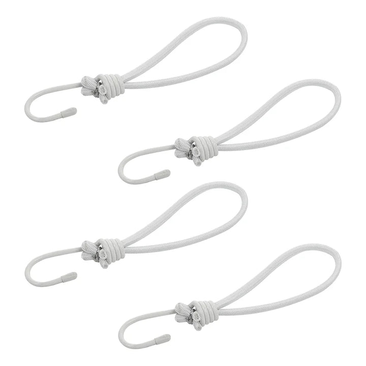 ProPlus Tentspanner met Haak - 20 cm - Elastisch - Wit - 4 stuks
