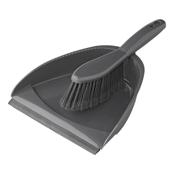 ProPlus Stoffer en Blik - 22 x 33 cm - Grijs/Zwart
