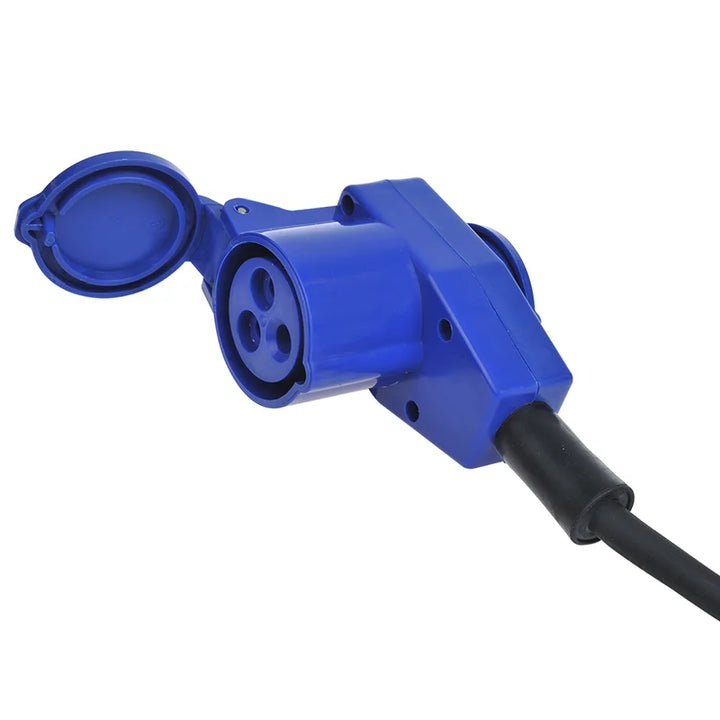 ProPlus CEE verlengkabel 20M met haakse contrastekker + Schuko stopcontact 3x2,5mm²