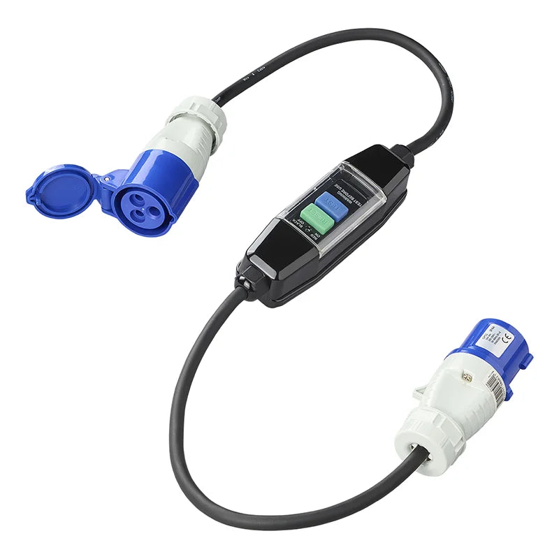 ProPlus Verloopkabel 120cm 3x1,5mm² CEE + aardlekschakelaar