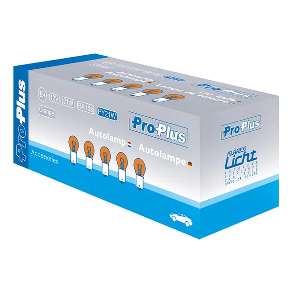 ProPlus Autolamp 12V 21W BA15s oranje per stuk