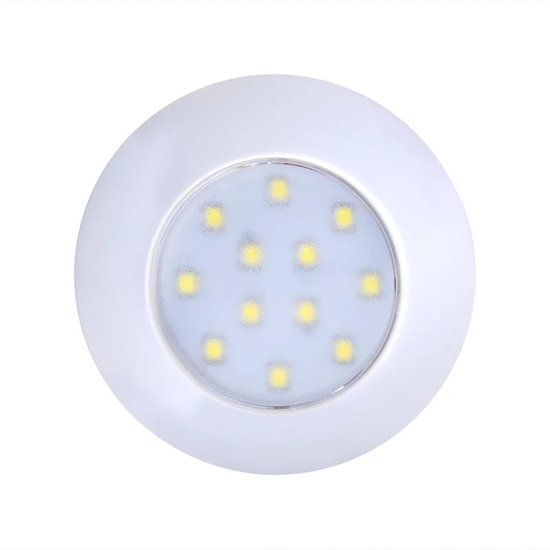 ProPlus Plafonnière / opbouwarmatuur 12-leds 12V 240lm Ø75x18mm