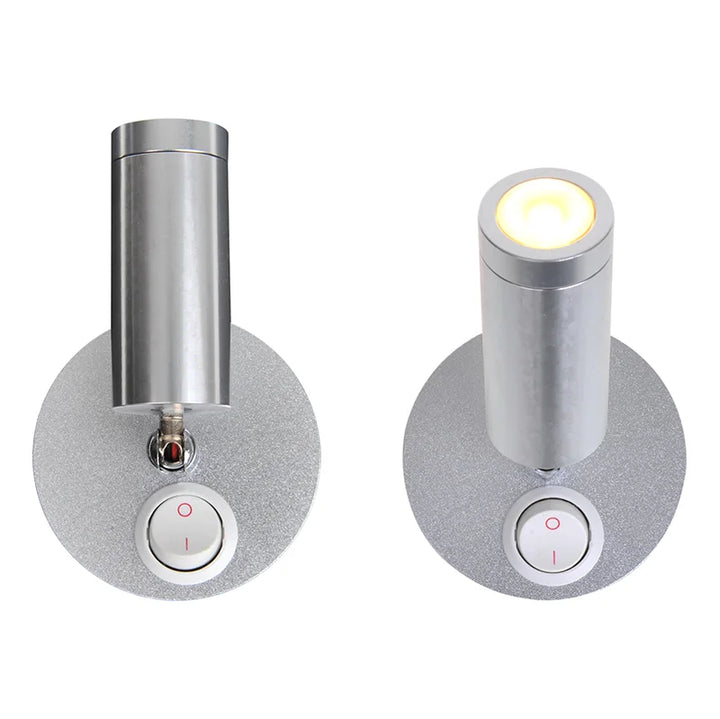 ProPlus Opbouwspot 1-led zwenkbaar 12V 120lm Ø65x65-130mm